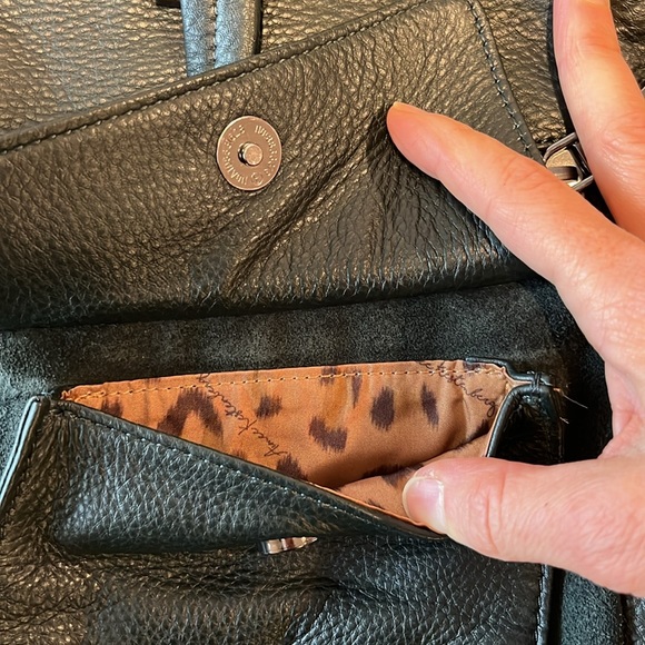 Aimee Kestenberg women’s leather satchel in Majestic Green. - Picture 12 of 16